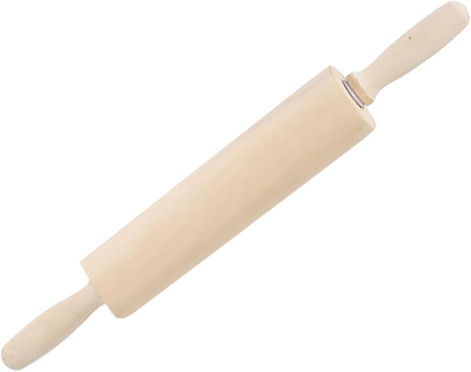 Skiennix 13.8 Inch Wooden Rolling Pin - Perfect for Kneading Dough for Bread, Pizza & Cookies