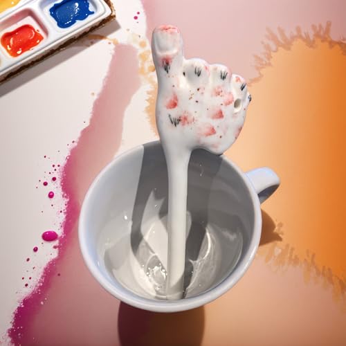 Toe Straw Ceramic Gag Gift - Funny DDFS Novelty Party Accessory (Toe)