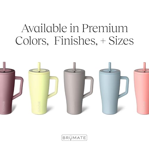 40 oz Leakproof Insulated Stainless Steel Tumbler with Handle & Straw