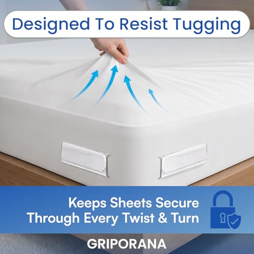 Non-Slip Bed Sheet Holders - Strong Universal Mattress Gripper