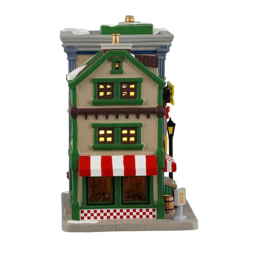 Lemax West Side Market Shops Holiday Village Building #45244