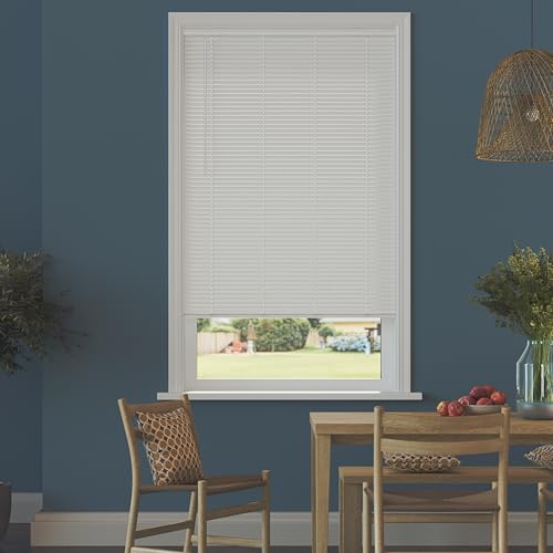 Cordless Room Darkening Mini Blinds - 18" W x 36" L - White