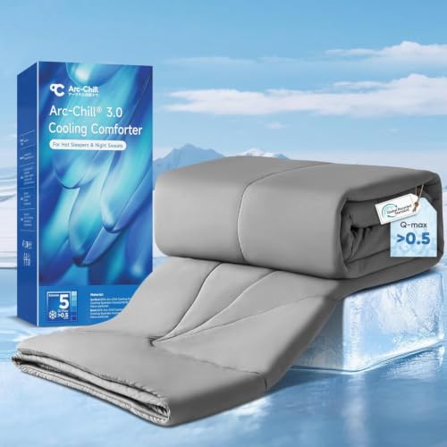 Cooling Comforter Queen Size - Arc-Chill 3.0 Double-Sided Fabric