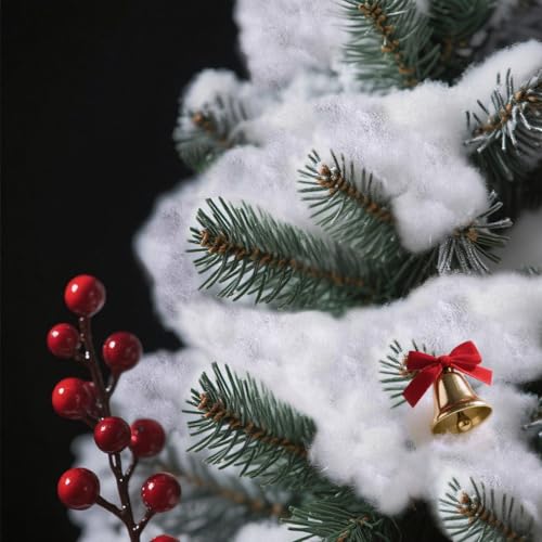 GlyinnHe Christmas Fake Snow Decor, Artificial Clouds Cotton Fluffy