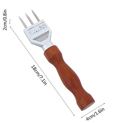 Stainless Steel Ice Chisel with Wooden Handle - 18cm Barware Tool