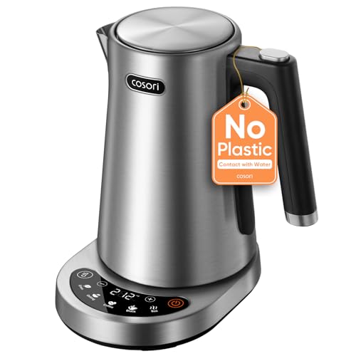 Cosori Stainless Steel Electric Kettle 1.8 Quarts with Temperature Control