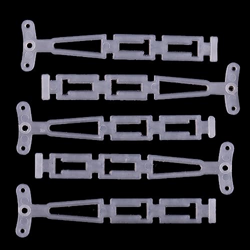 20 Pack Silent Curtain Grommets, 42mm Inner Diameter Plastic Rings for Drapes