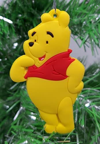 Pooh Bear Christmas Ornament - Shatterproof Holiday Decor, 2 Inches