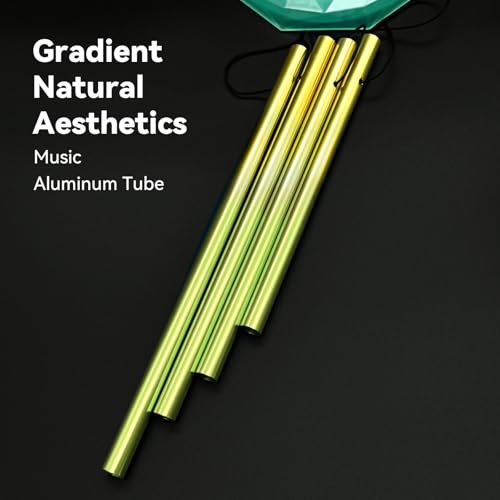 37-Inch Solar Hummingbird Wind Chimes with 7-Color Changing LED Light