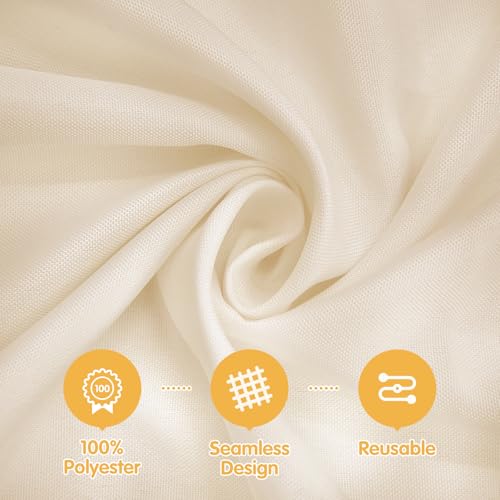 6-Pack Rectangle Tablecloths 60x102 Inch, Premium Polyester Table Covers