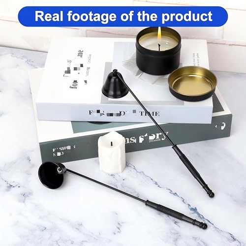 2-Piece Candle Snuffer Set with Long Handle for Safe Use