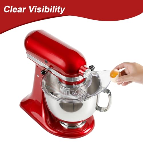 Tilt-Head Stand Mixer Pouring Shield - 4.5-5 Quart Splash Guard Cover