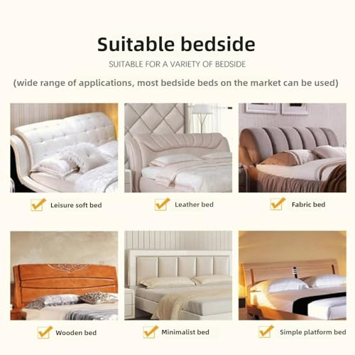 Stretch Headboard Cover for Full Queen King Size - Jacquard Anti-Slip Protector