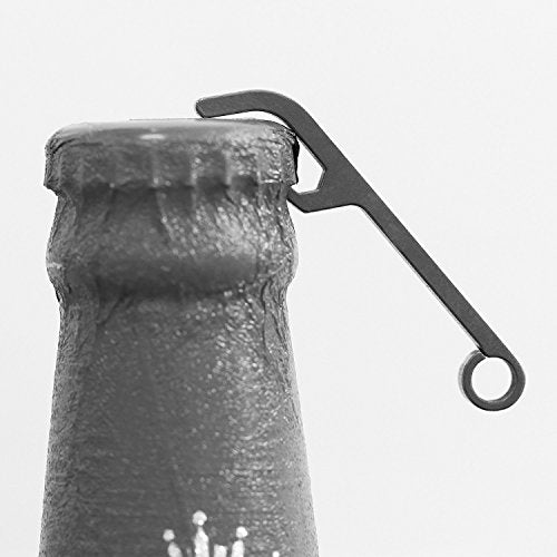 Xthel XKBO-901 Titanium Keychain Bottle Opener - Ultra-Light & Rust-Proof