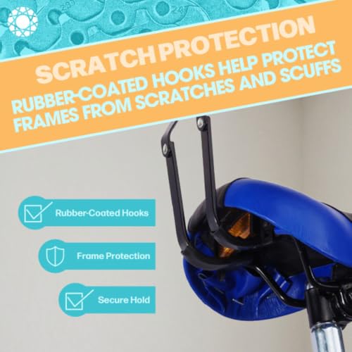 Bicycle Ceiling Hoist 2-Pack 100 lb Capacity Garage Storage Lift