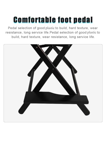 Portable Folding Makeup Artist Chair with Headrest and Footrest