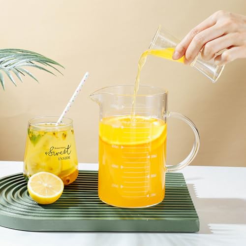 6pcs Double Head Plastic Cocktail Jigger Set, 20ml/40ml Bar Measuring Tools