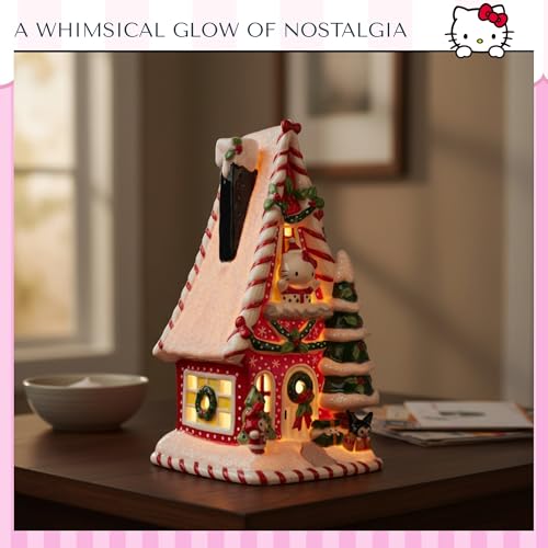 Hello Kitty & Friends Ceramic North Pole Christmas Candle House Decor