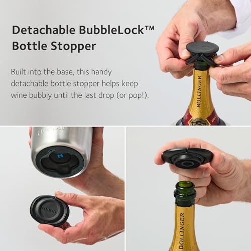 Iceless Champagne Chiller Bucket with Detachable Bottle Stopper - 750ml