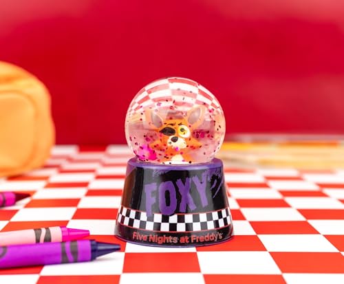Foxy the Pirate Mini Light-Up Snow Globe - 3-Inch Collectible Figure