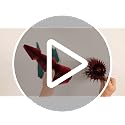 PAPER JAZZ 20in Large Honeycomb Christmas Tree – Green & Red Folding 3D Centerpiece
