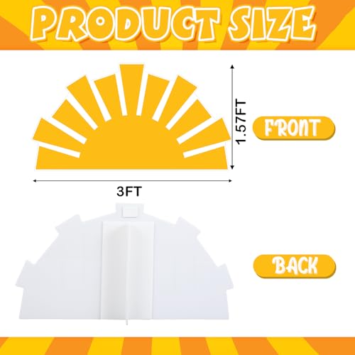 3ft Sunshine Baby Shower Backdrop Standup Cardboard Photo Prop