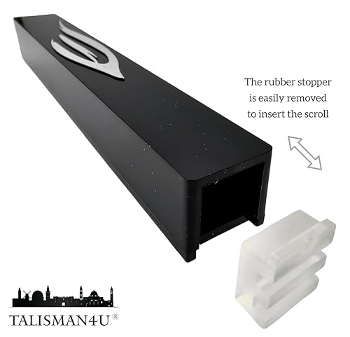 Waterproof Mezuzah Case with Shin and Scroll - 5.6 Inch Protective Door Holder