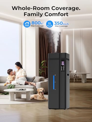13L Large Room Humidifier with Auto Humidity Control and Aroma Diffuser