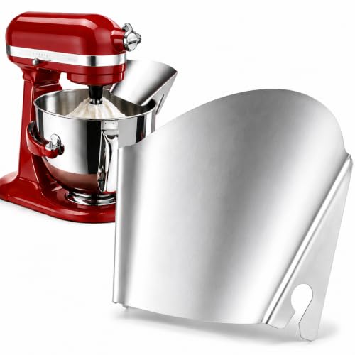 Stainless Steel Stand Mixer Pouring Chute Attachment for Metal Bowls