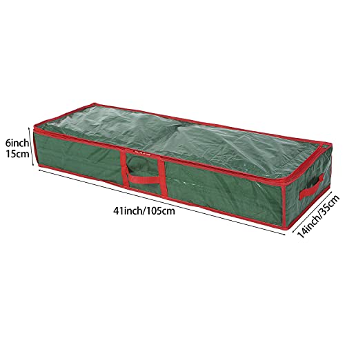Underbed Gift Wrap Storage Organizer Container for Wrapping Paper Rolls