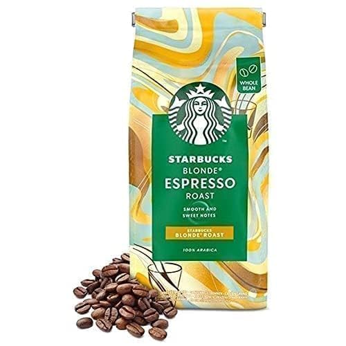 Starbucks Blonde Espresso Roast - Premium Whole Coffee Beans for Smooth Flavor | 200g
