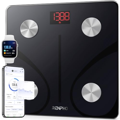 RENPHO Smart Bluetooth Body Fat Scale and Digital Weight Analyzer