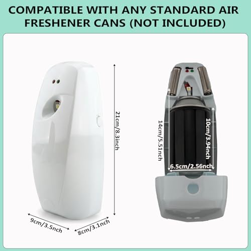 Automatic Air Freshener Dispenser – Battery Operated Timed Mist Sprayer