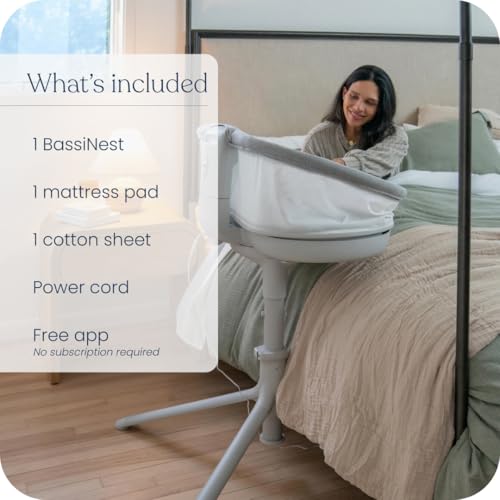 Smart 360 Swivel Sleeper Bassinet with Cry Detection & Soothing Motion