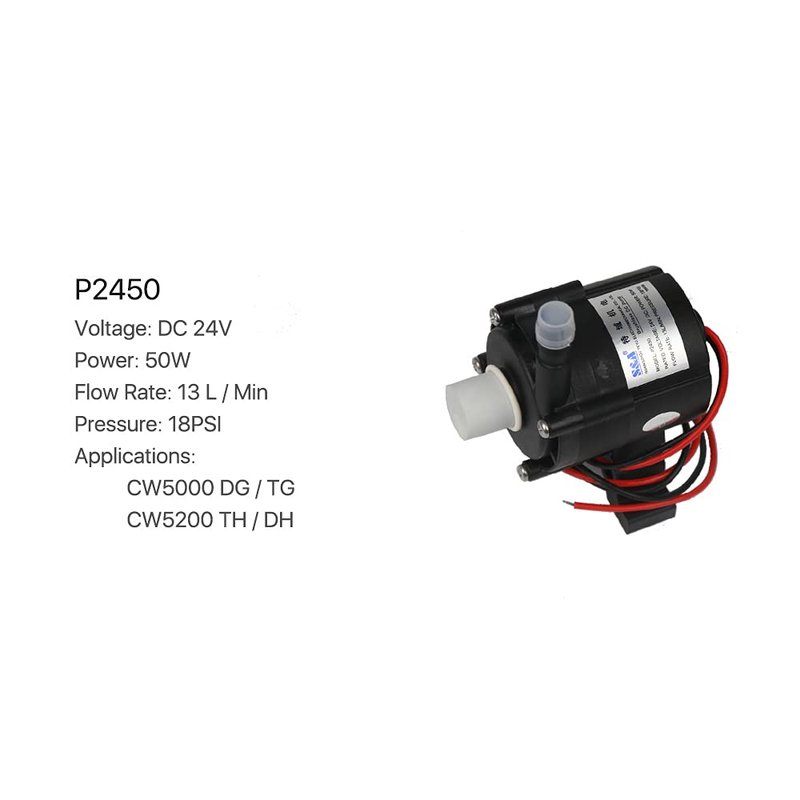Cloudray Water Pump P2430 P2450 P24100 for S&A Industrial Chiller CW-3000 CW-5000 CW-5200 (P2450)