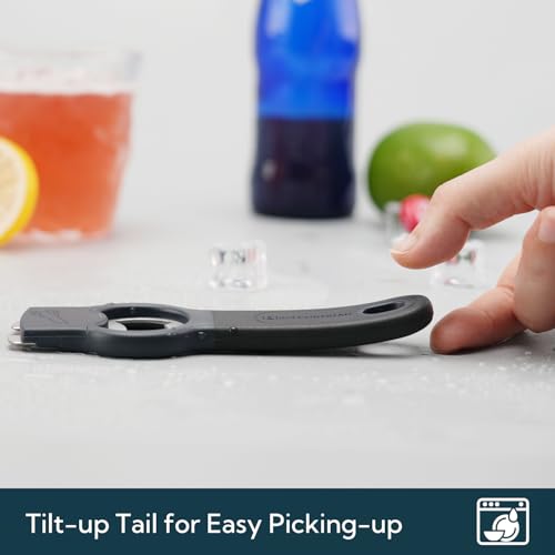 KITCHENDAO 2-in-1 Bottle Opener with Magnet - Manual Beer & Soda Cap Lifter, Dishwasher Safe, 1 Pack