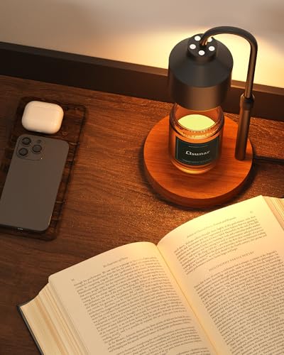 Adjustable Height Candle Warmer Lamp with Timer & 2 Bulbs