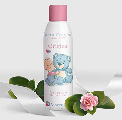 Baby Powder Nursery Room Spray - 6 oz Air Freshener for Baby Rooms