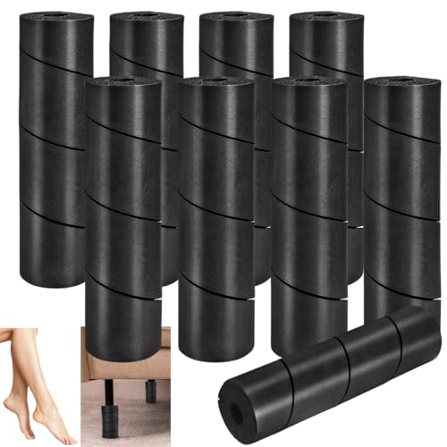 8-Pack Bed Frame Toe Protectors - 6-Inch Foam Furniture Leg Guards