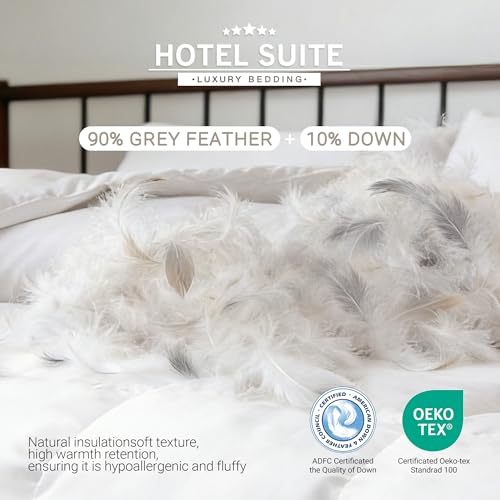 Feather Down Comforter Twin Size | Luxurious All-Season Bedding