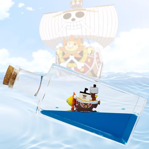 Unsinkable Cruise Ship Fluid Drift Bottle Desk Ornament