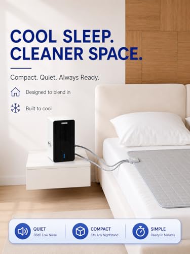 Cooling Mattress Pad for Hot Sleepers - Hydro-Powered Air1, Twin Size