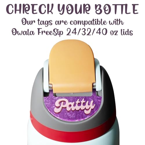 Custom 3D Name Plate Bottle Topper 24oz 32oz 40oz