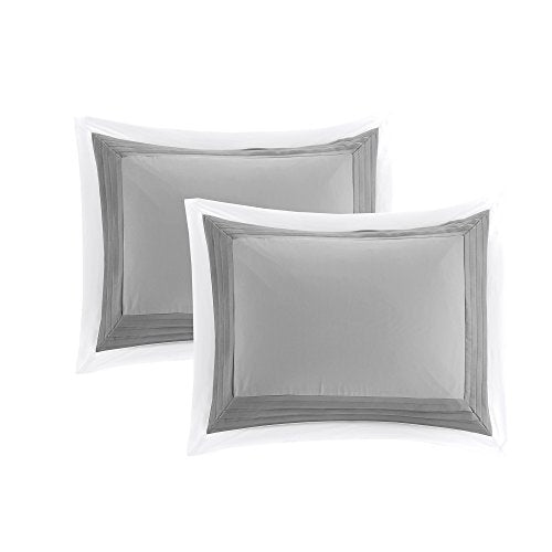 Gray Down Alternative Comforter Set, King Size, 3 Pieces