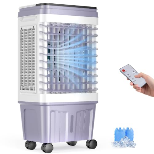Portable Evaporative Air Cooler & Swamp Cooler with 6.87 Gal Tank