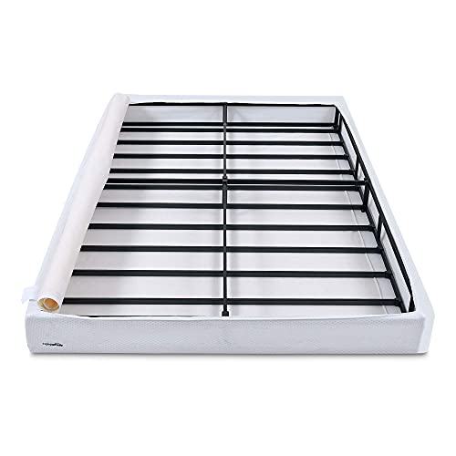 Amazon Basics 5-Inch Low Profile Queen Smart Box Spring Bed Base