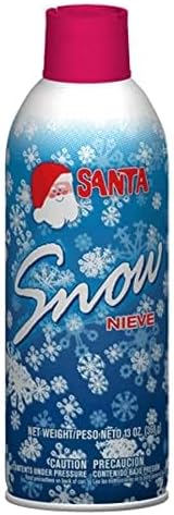 Santa Christmas Tree Snow Spray - Glass & Mirror Finish, 13 Ounces for Festive Decor