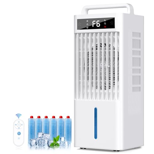 Portable Evaporative Air Cooler 4-in-1 Swamp Cooler with 3-Gal Water Tank