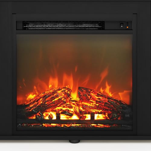 TV Stand Entertainment Center with Electric Fireplace for 55 Inch TVs