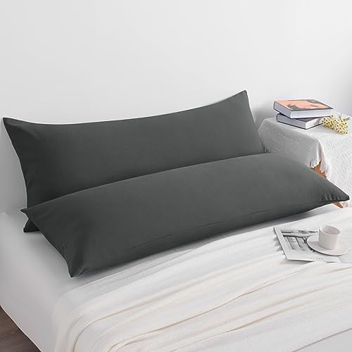 NTBAY Soft Brushed Microfiber Body Pillowcase Set of 2 (20 x 54 Inches)
